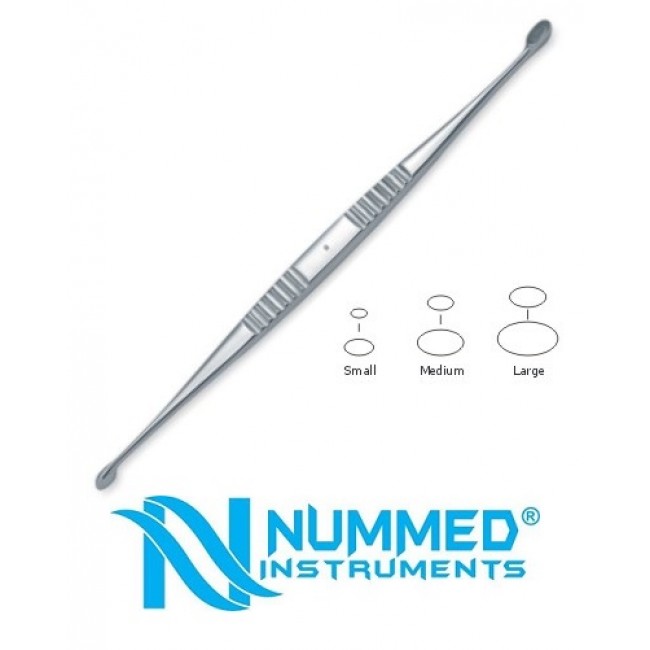 Volkmann Double Ended Spinal Curette , Spinal Instruments, Overall Length 22 cm Volkmann Double Ended Spinal Curette , Spinal Instruments, Overall Length 22 cm